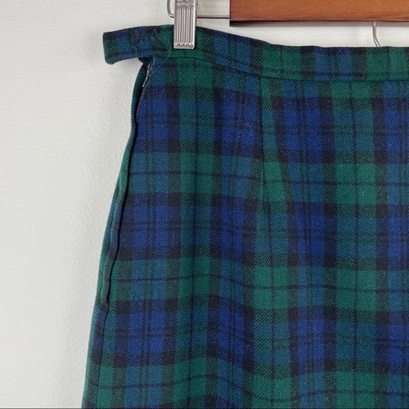 PENDLETON Vintage Plaid Blazer Skirt Suit Set C14 - Picture 10 of 16